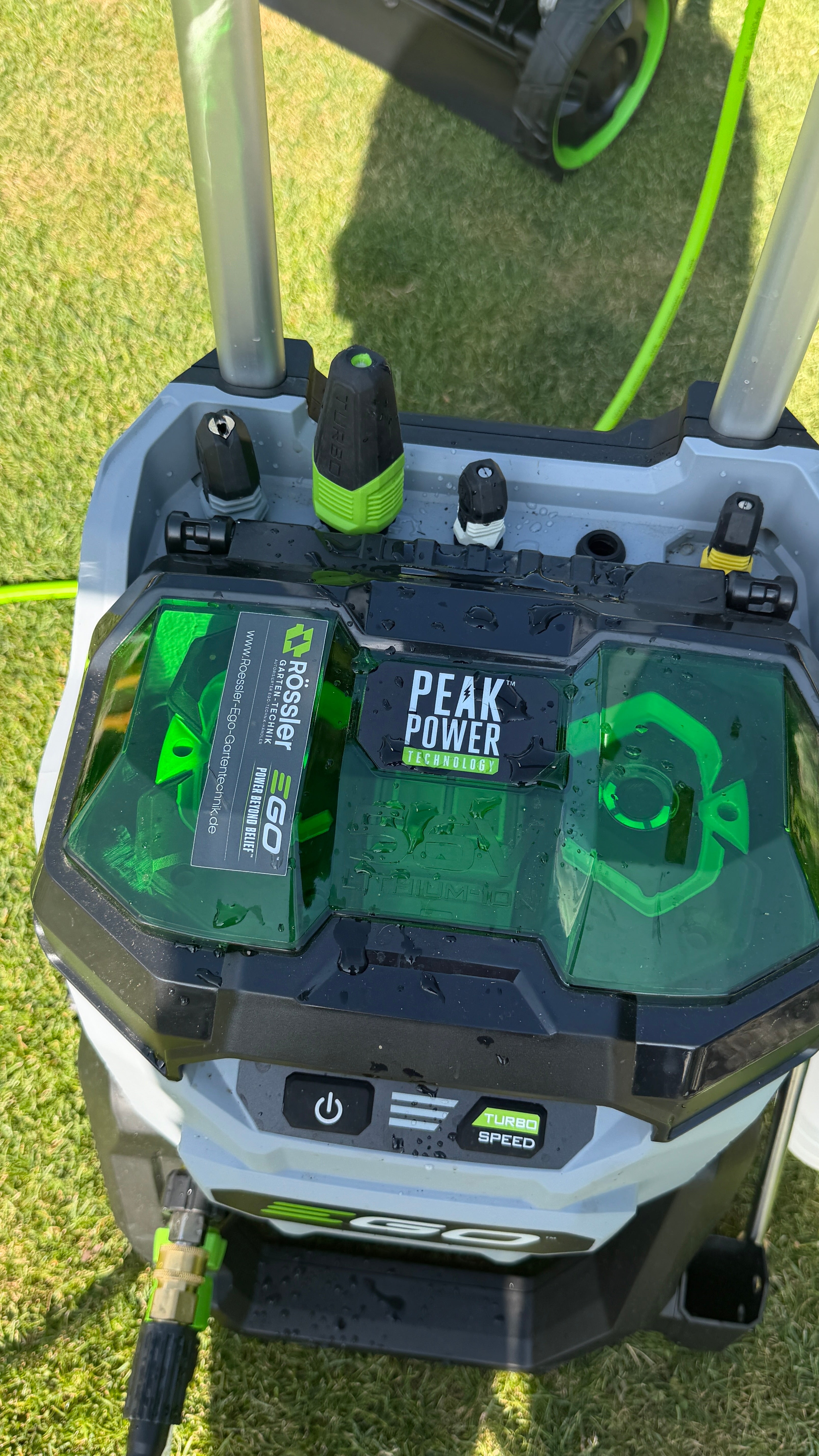 EGO HPW2000E kit Akku – Hochdruckreiniger 135 bar (Peak Power™)