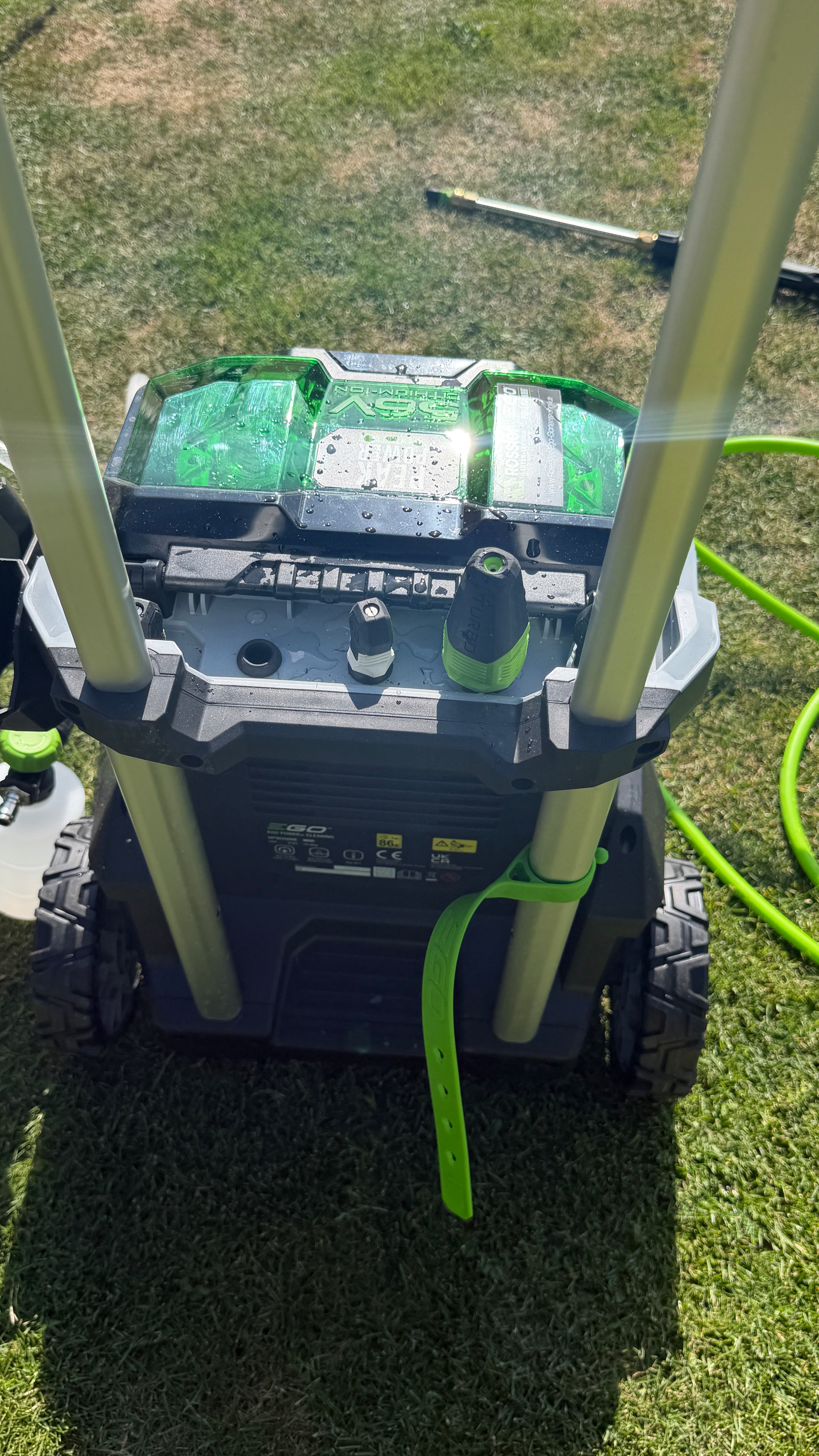 EGO HPW2000E kit Akku – Hochdruckreiniger 135 bar (Peak Power™)