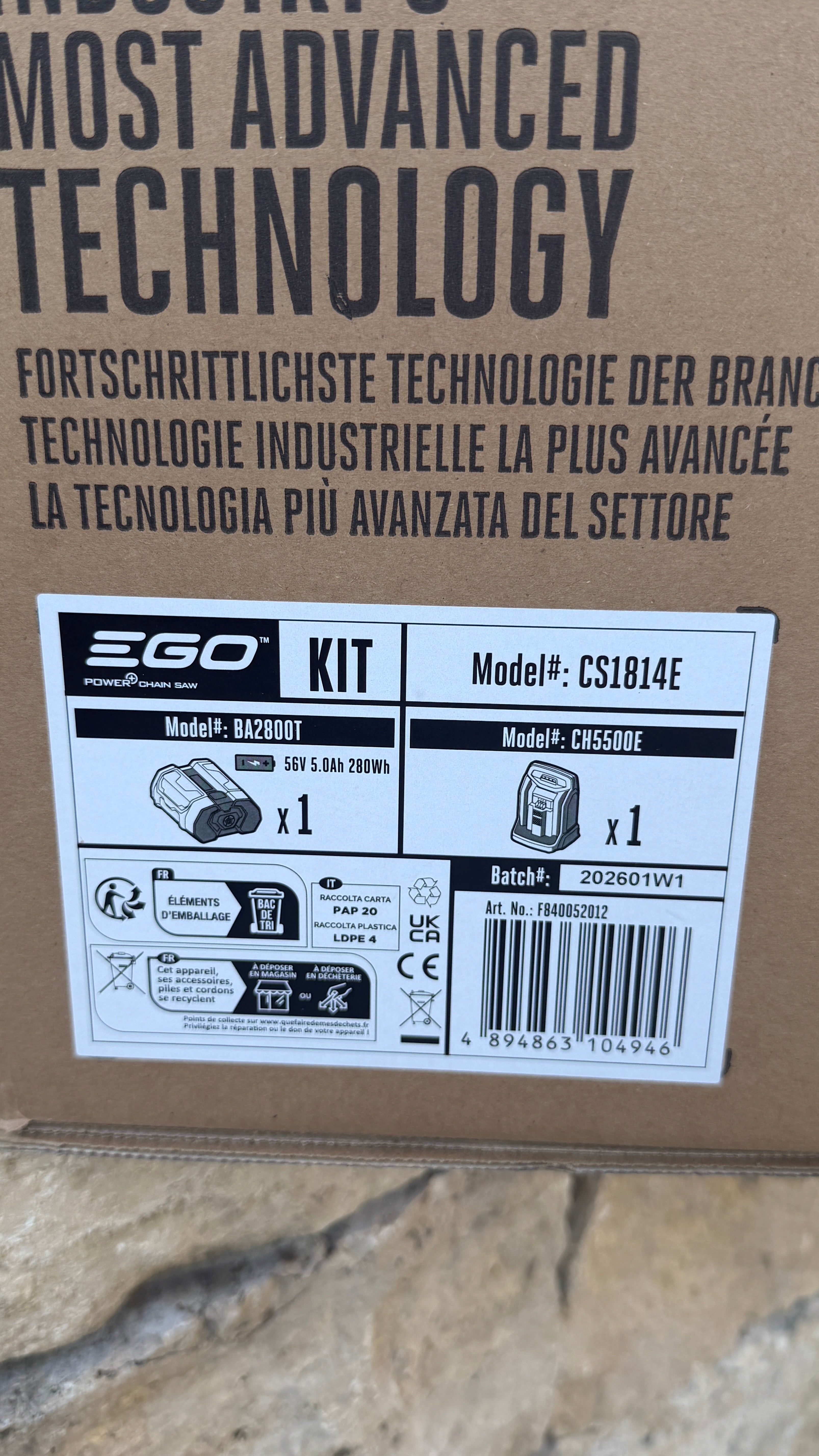 CS1814E – 45-cm-Kettensäge (Kit, NEU 2026)
