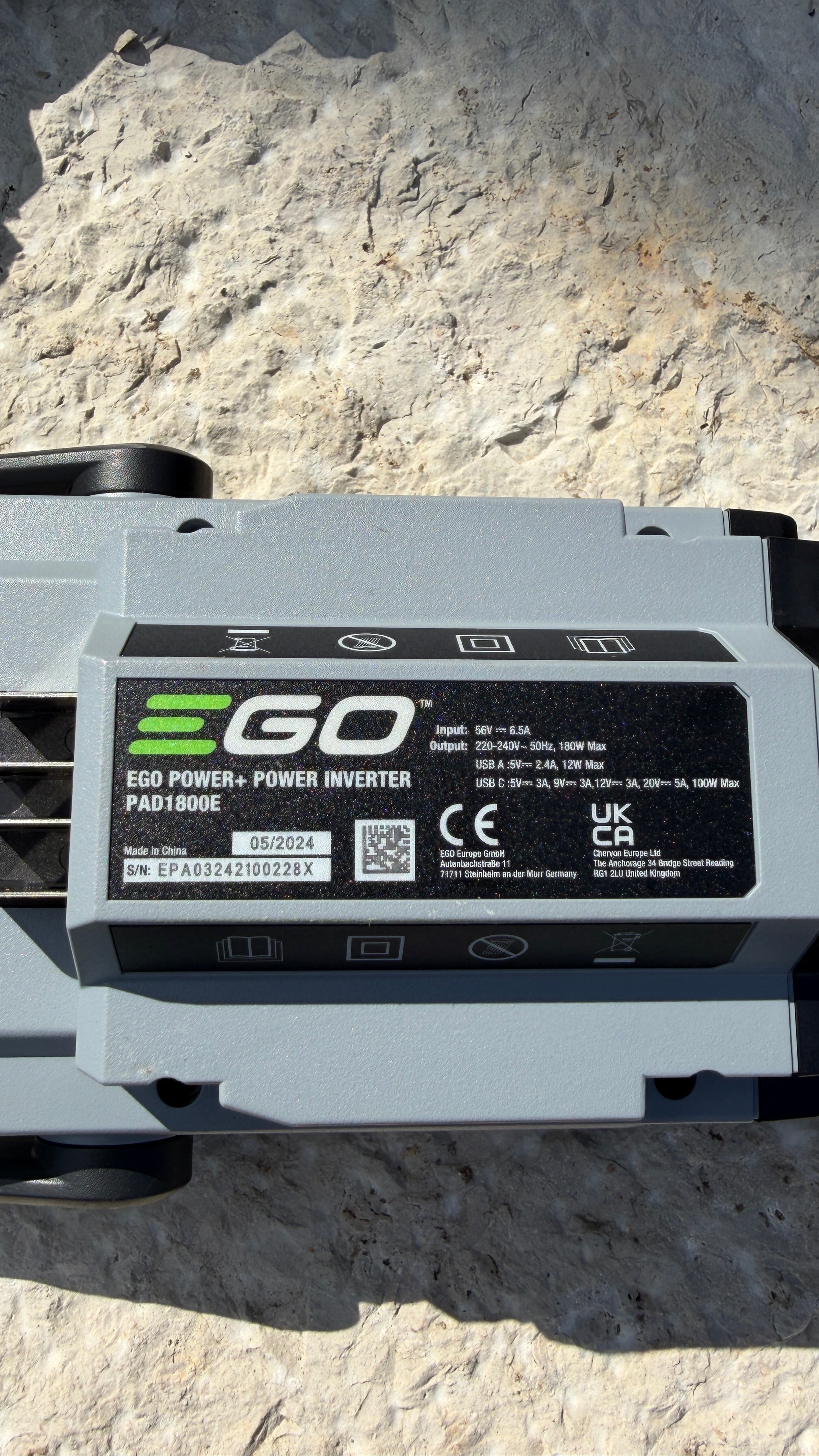 EGO PAD1800E – Nexus Escape 180W-Spannungswandler