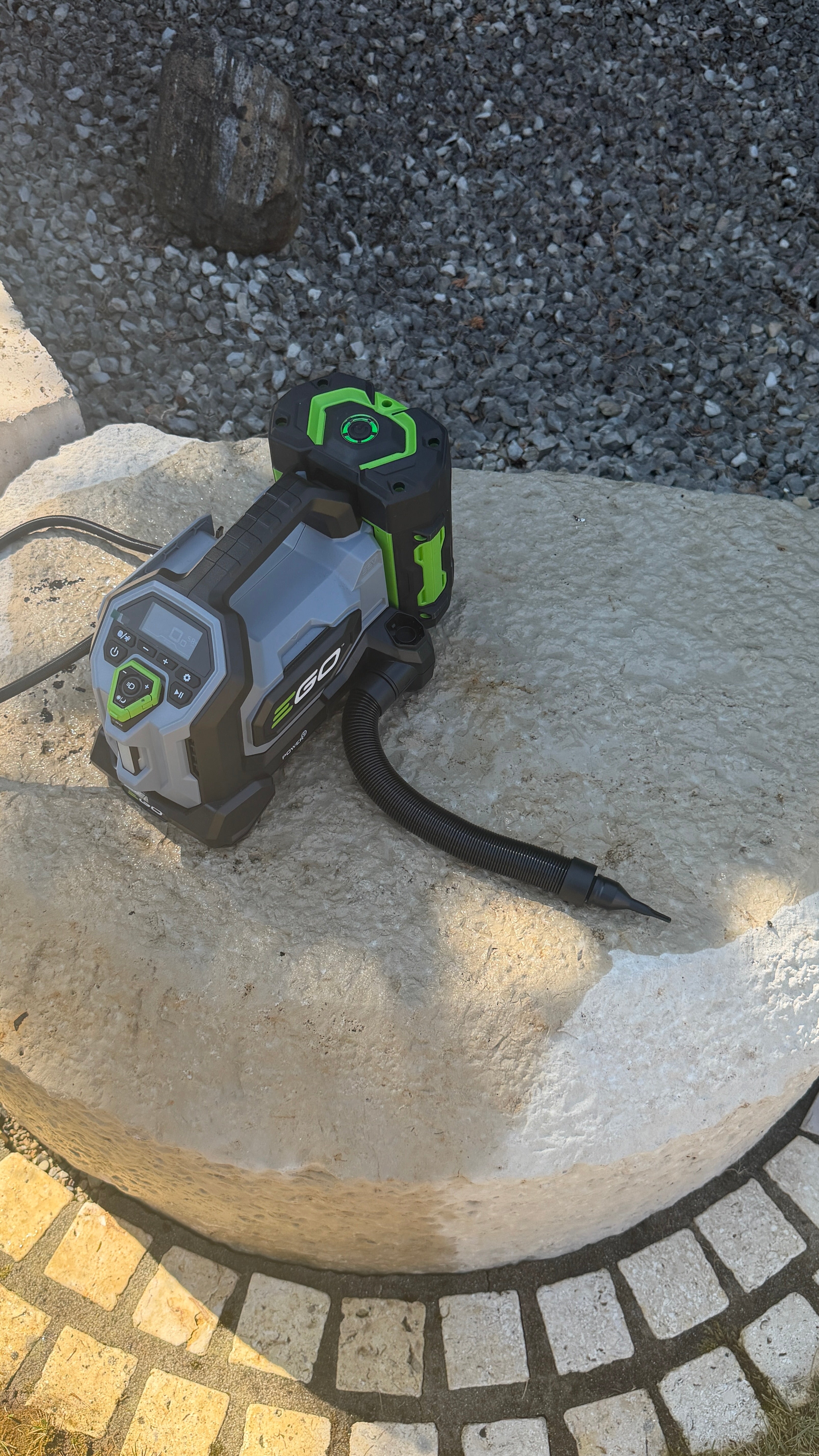 EGO IF1600E Akku– Kompressor 3-in-1-Kompressor