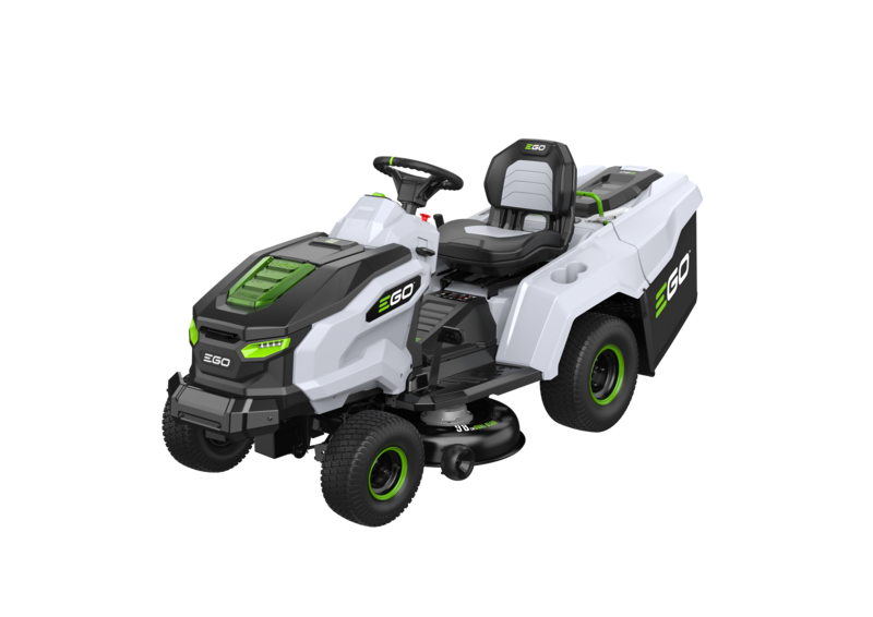 EGO Power+ TR3801E-B 98 cm Rasentraktor Heckfänger